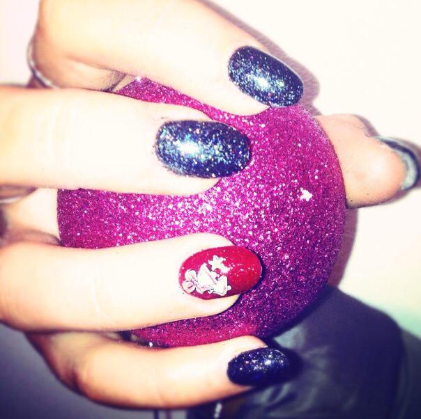 rockstar nails dundee, rockstar nails, christmas nails, christmas nails dundee, shellac, shellac dundee, nails dundee