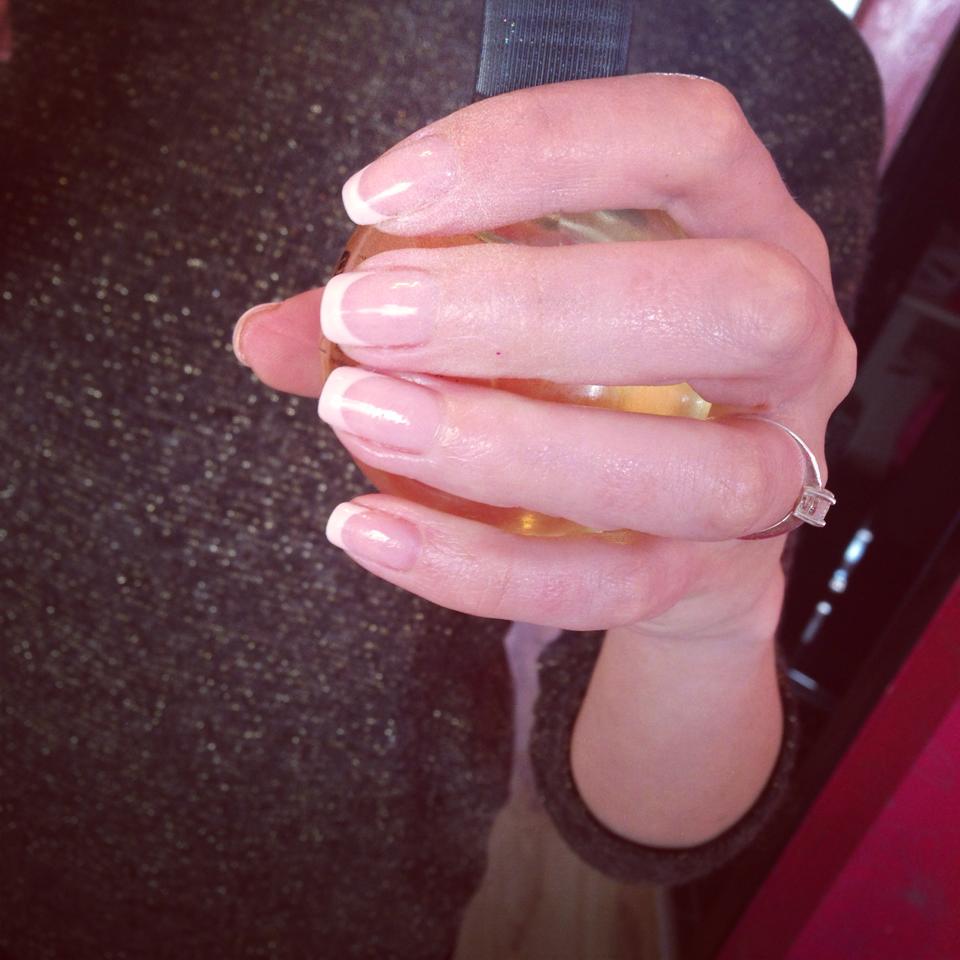 shellac, french manicure, dundee nails